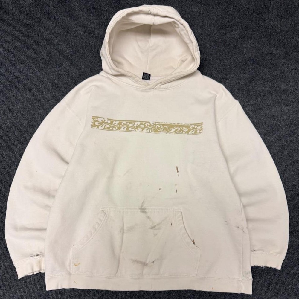 Vintage 1990s Paint Splattered Surf Hoodie